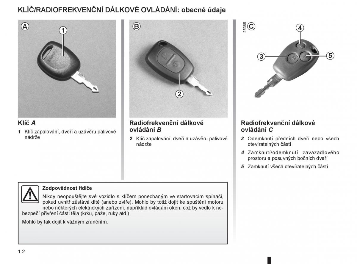 Renault Master II 2 navod k obsludze / page 8