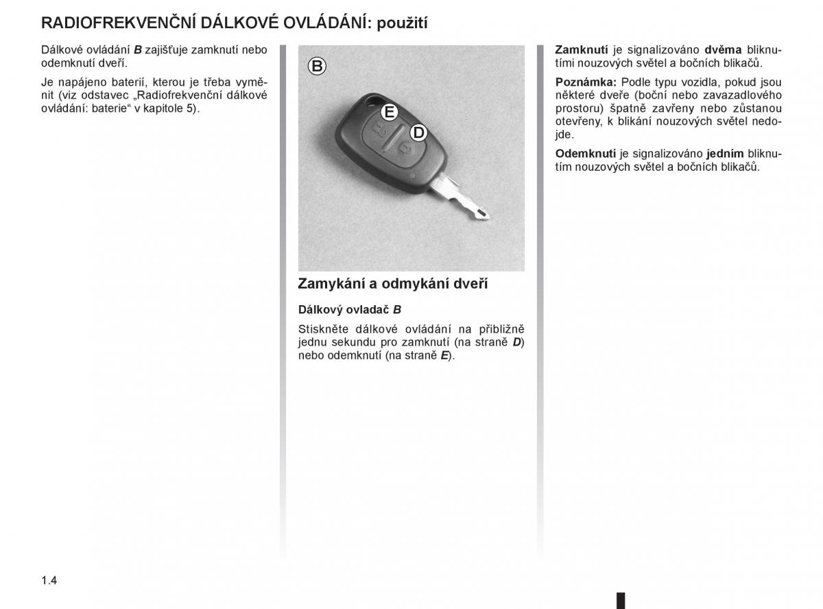 Renault Master II 2 navod k obsludze / page 10