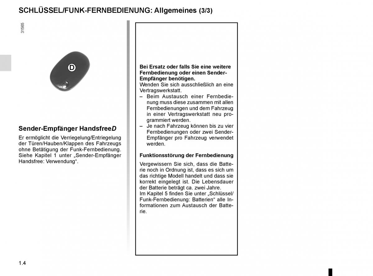 Renault Master III 3 Handbuch / page 10