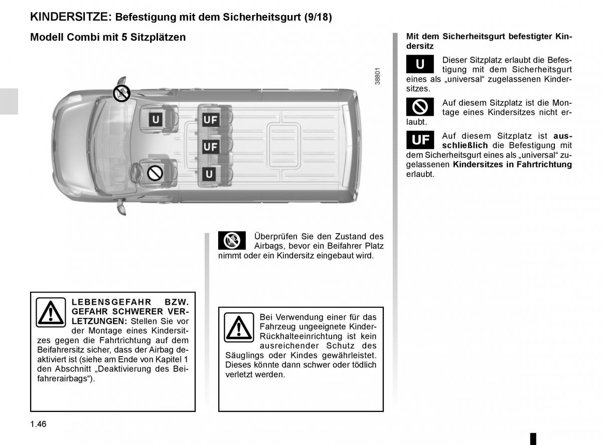 Renault Master III 3 Handbuch / page 52