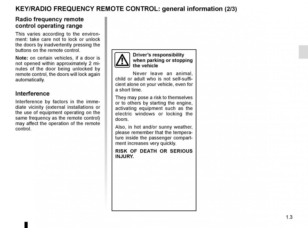 Renault Master III 3 owners manual / page 9