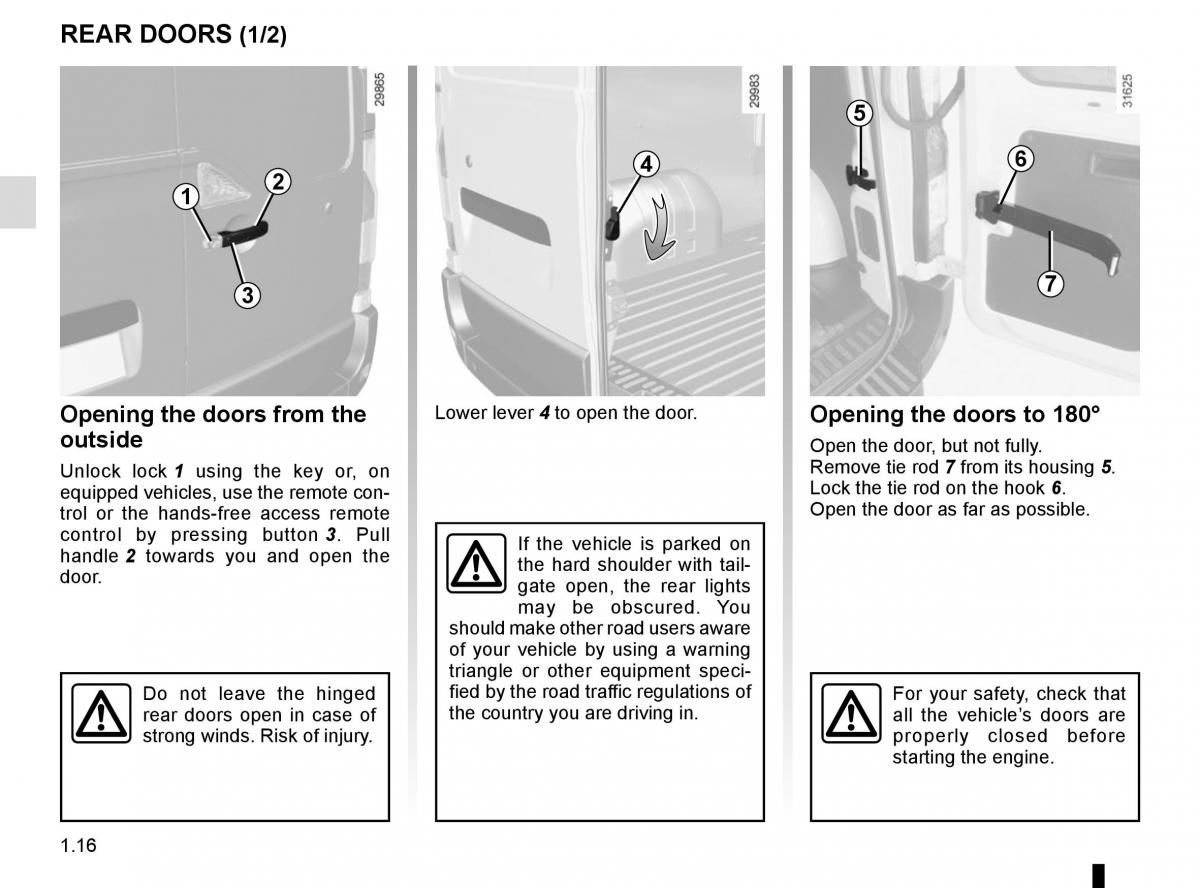 Renault Master III 3 owners manual / page 22