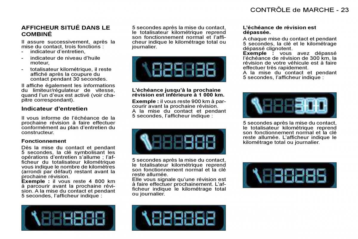 Peugeot 206 manuel du proprietaire / page 21