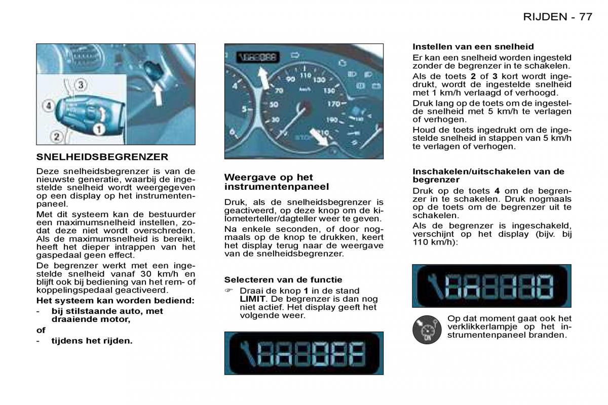 Peugeot 206 handleiding / page 82