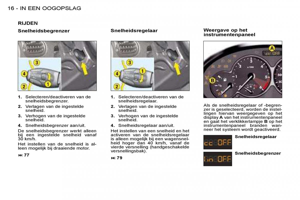 Peugeot 206 handleiding / page 13