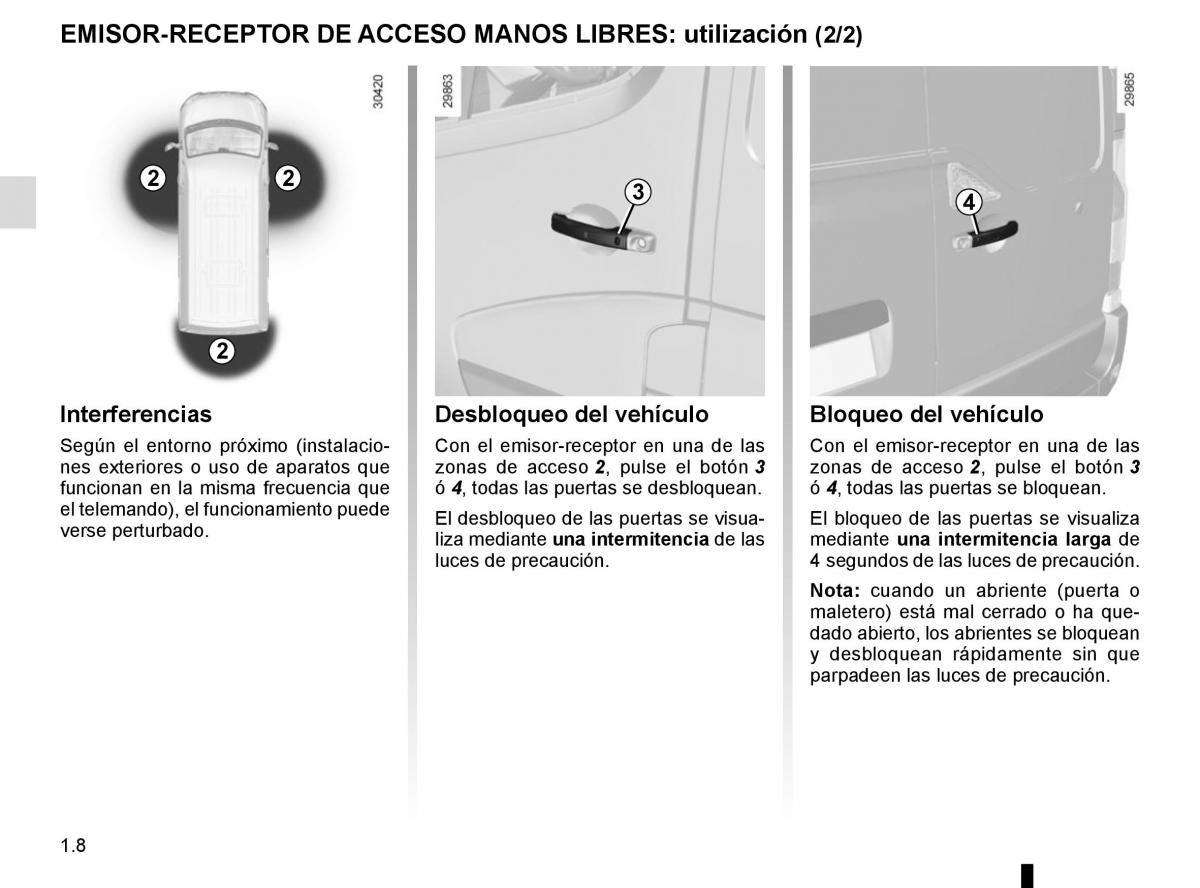 Renault Master III 3 manual del propietario / page 14