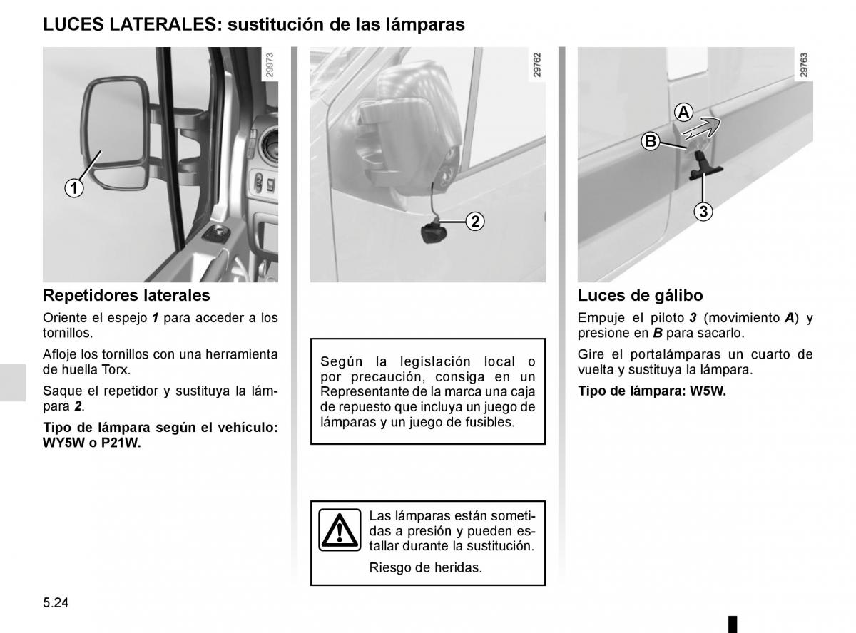 Renault Master III 3 manual del propietario / page 232