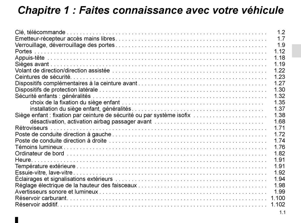 Renault Master III 3 manuel du proprietaire / page 7