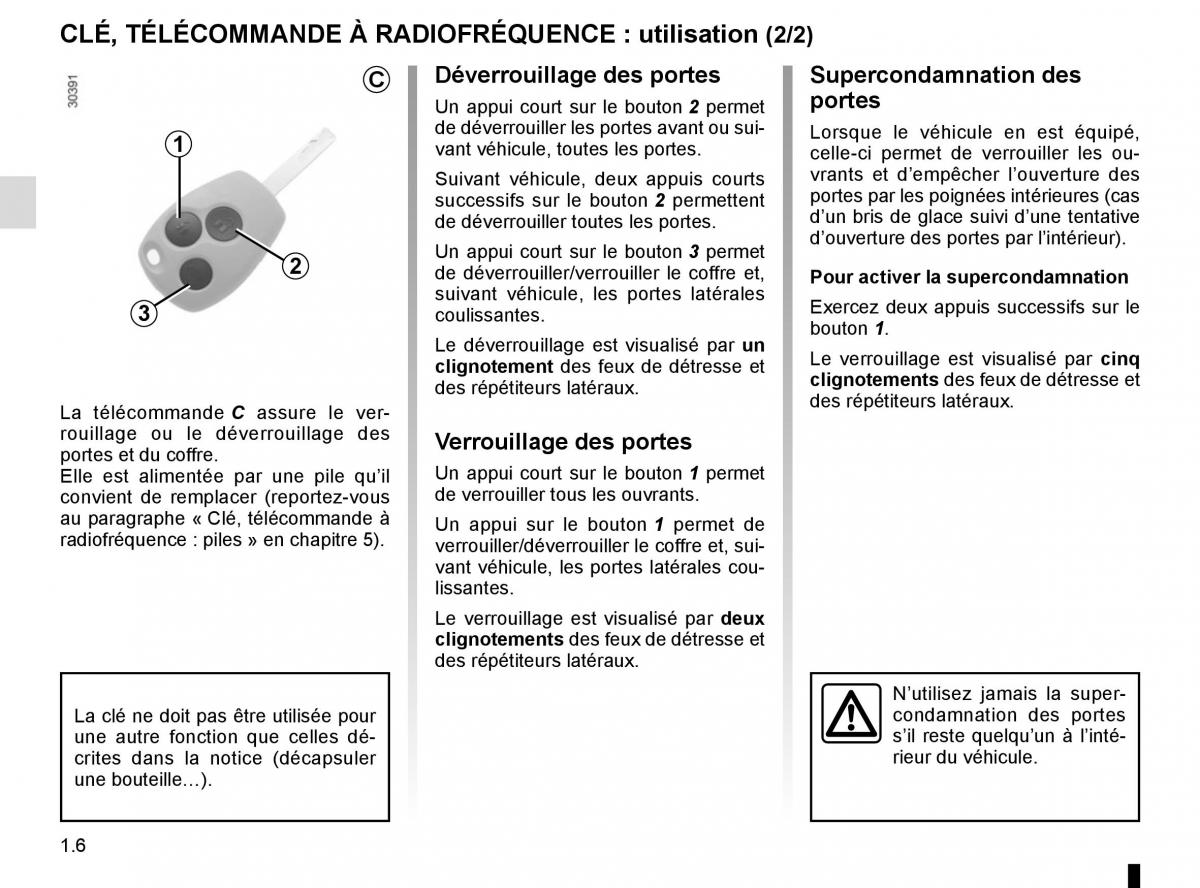 Renault Master III 3 manuel du proprietaire / page 12