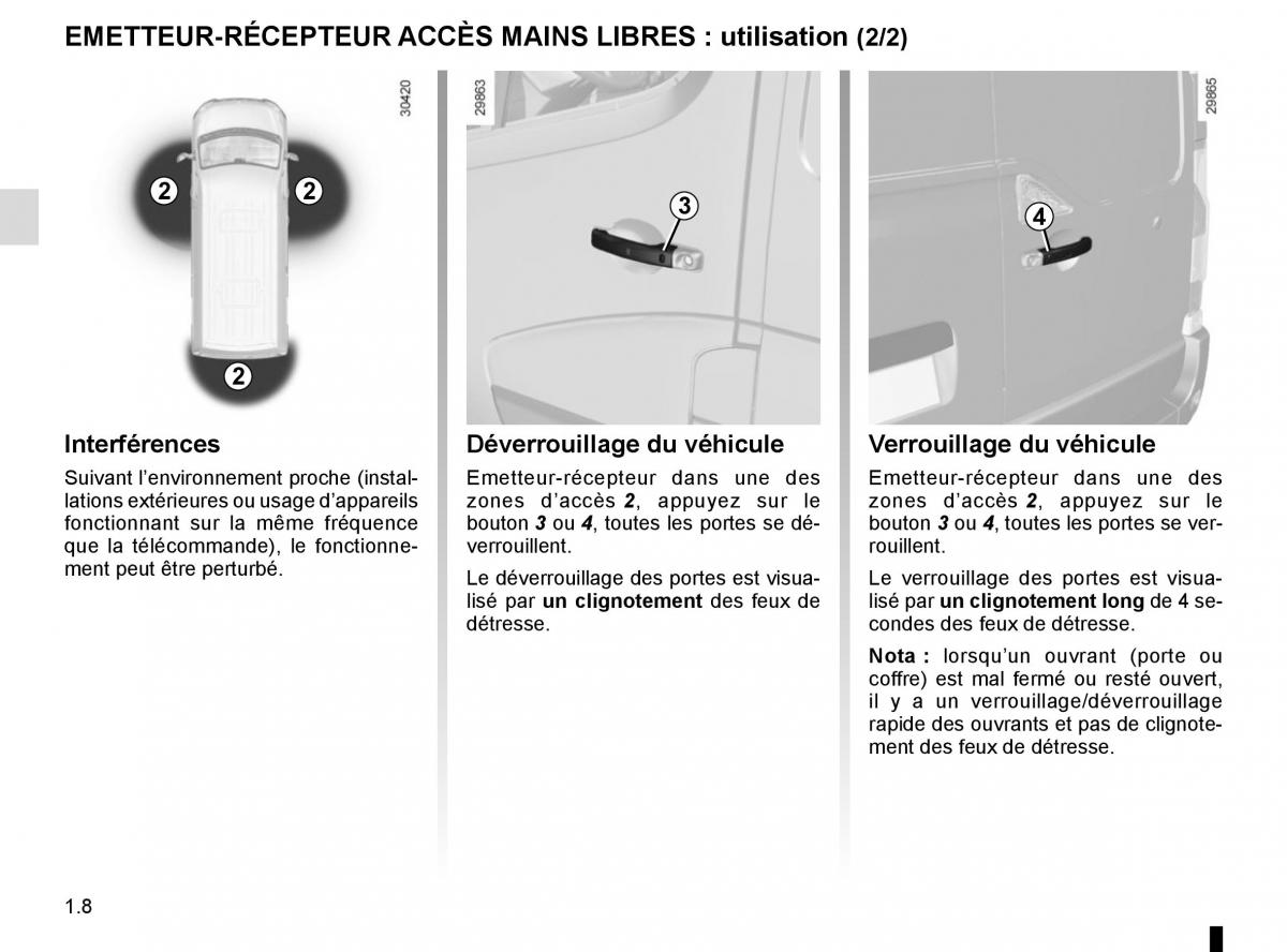 Renault Master III 3 manuel du proprietaire / page 14