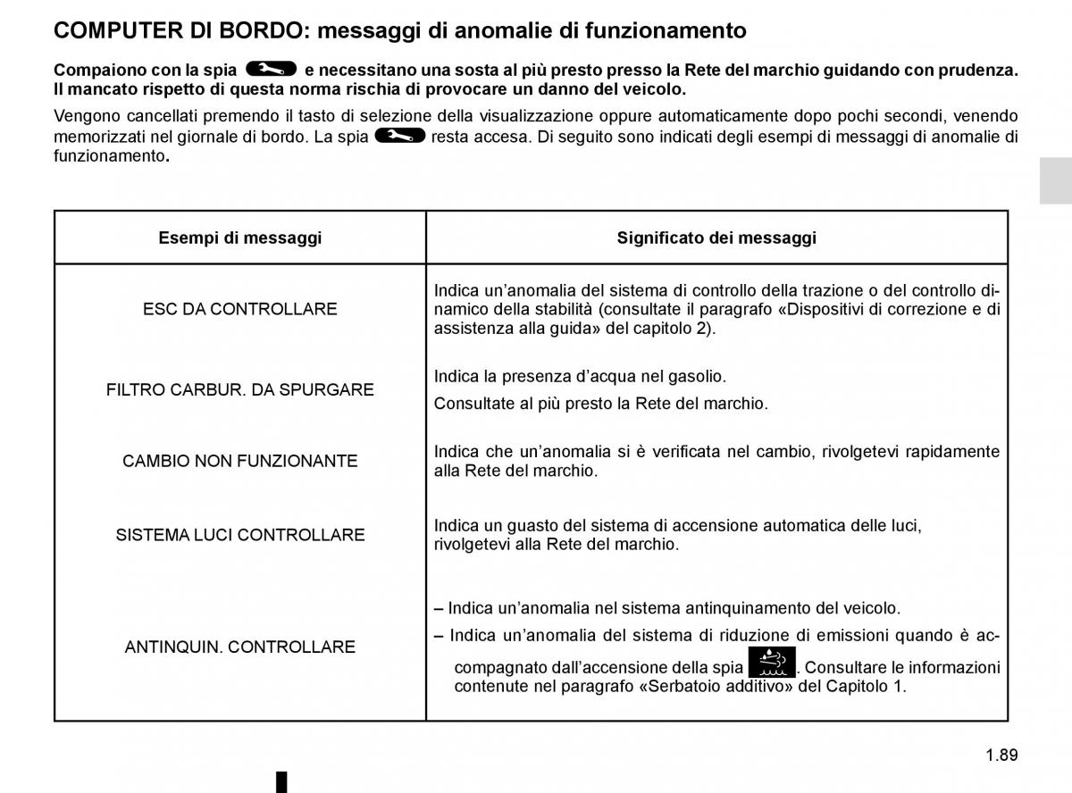Renault Master III 3 manuale del proprietario / page 95