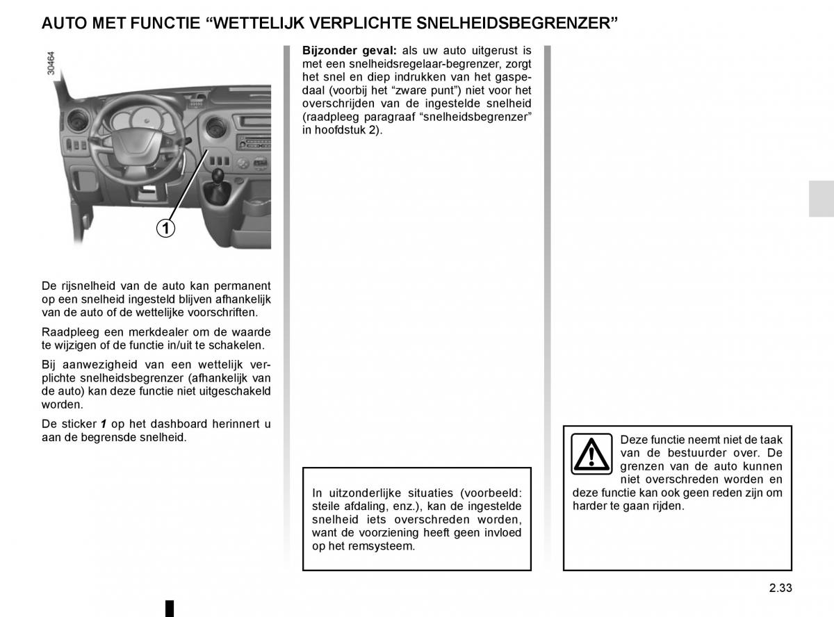 manual Renault Master Renault Master III 3 handleiding / page 147