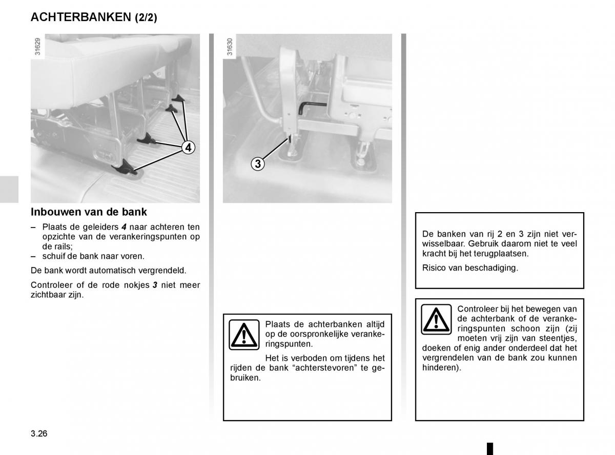 manual Renault Master Renault Master III 3 handleiding / page 186