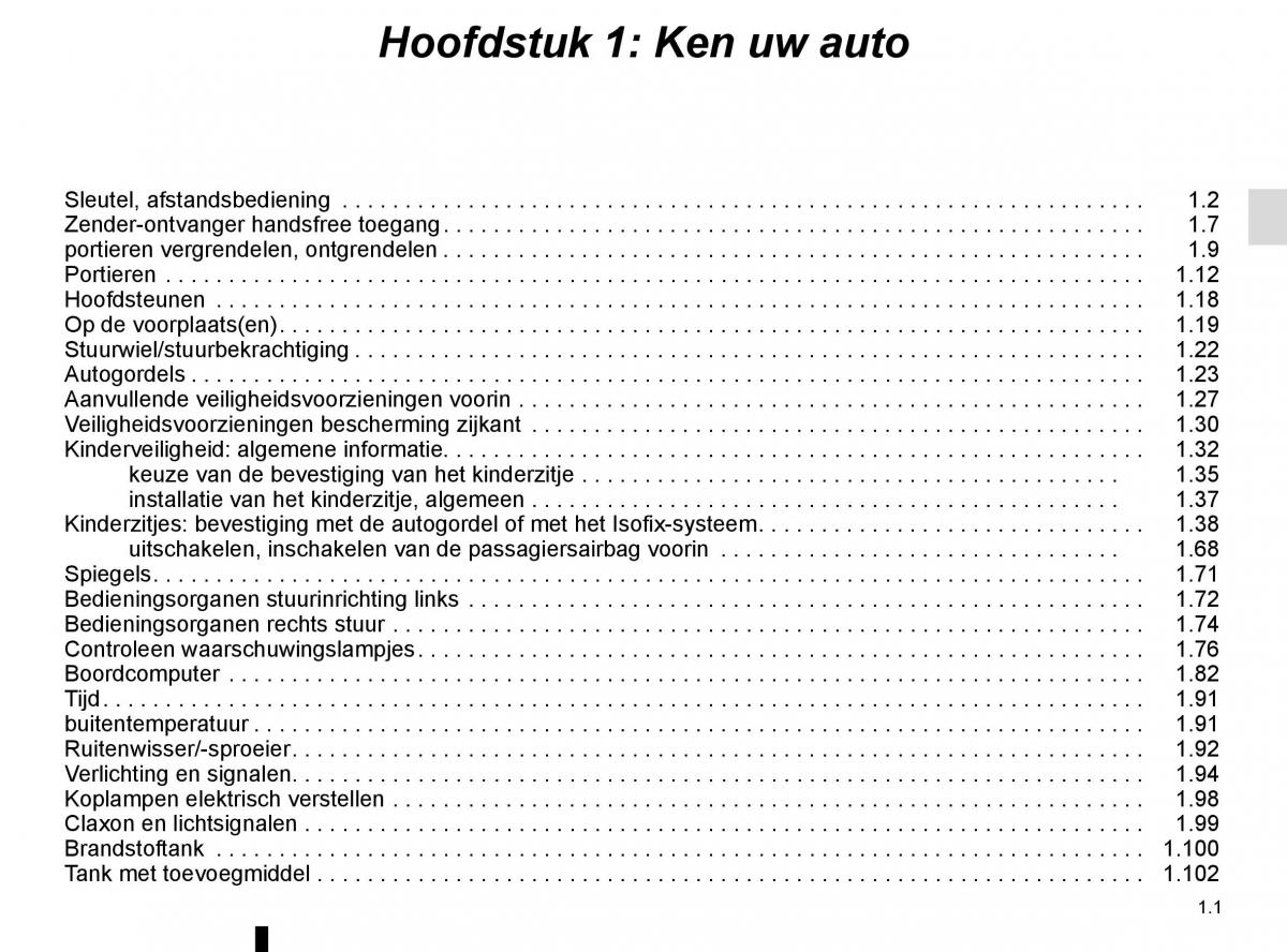 Renault Master III 3 handleiding / page 7