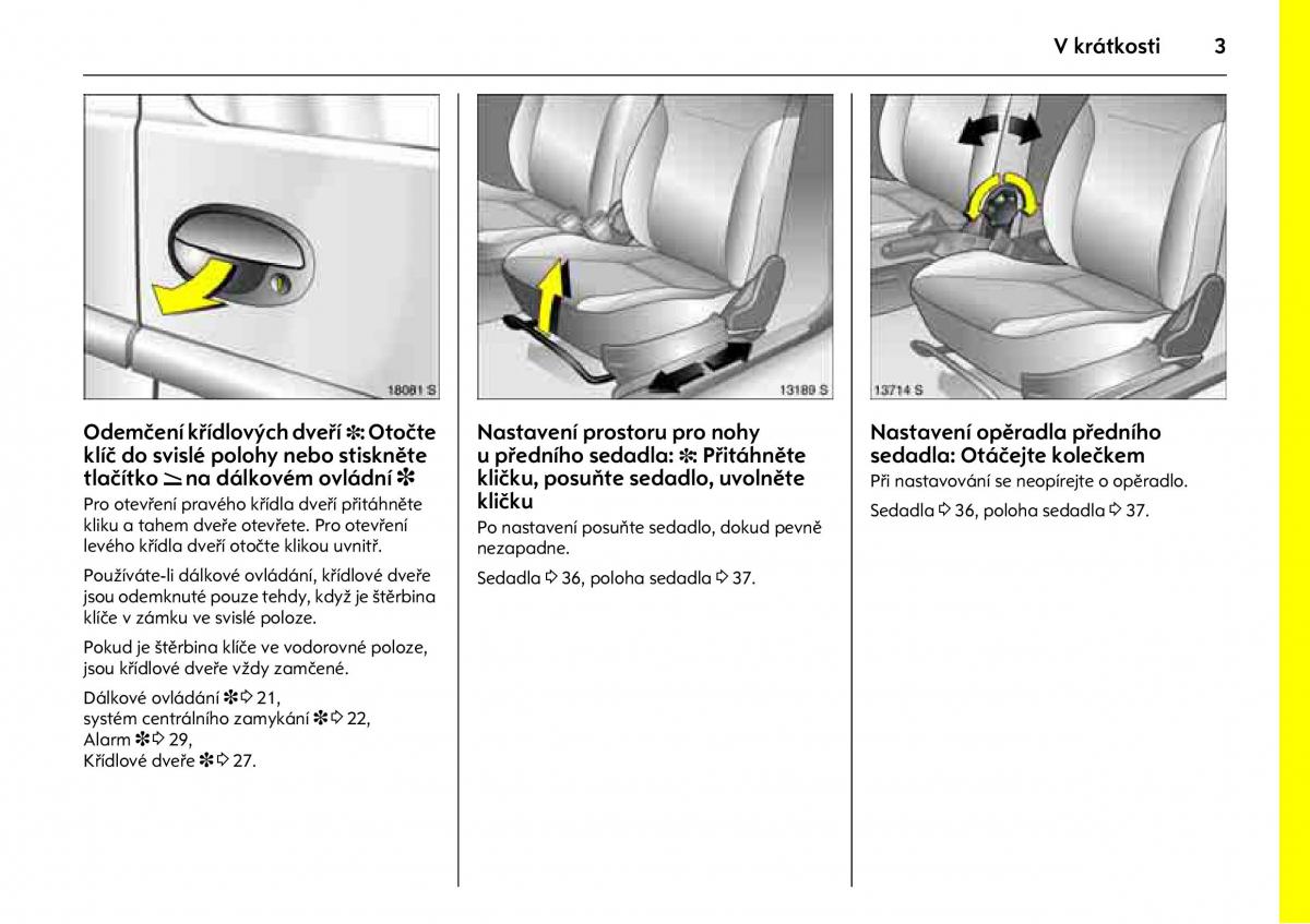 Opel Combo C navod k obsludze / page 7