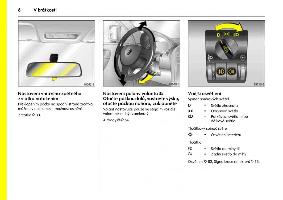 Opel Combo C navod k obsludze / page 10