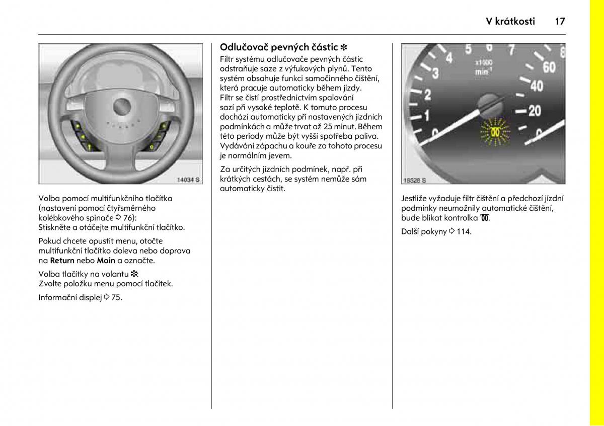 Opel Combo C navod k obsludze / page 21