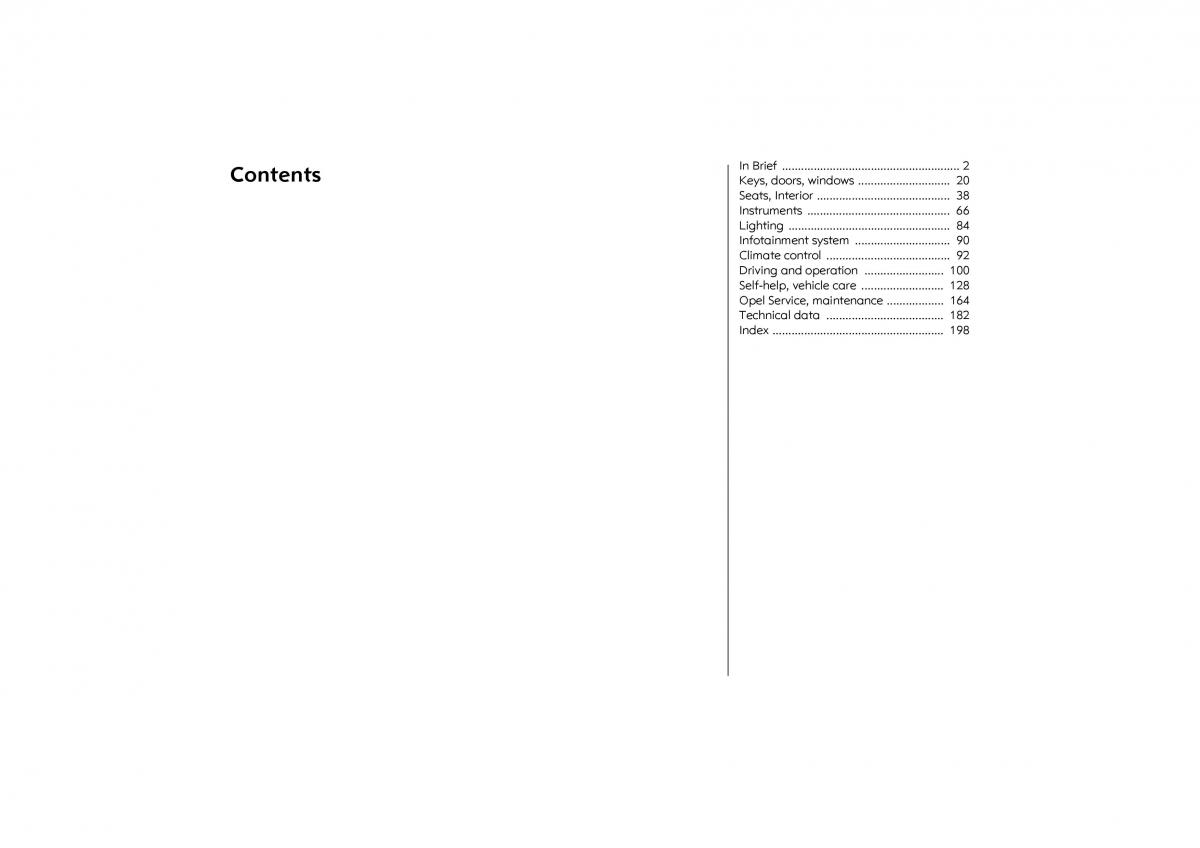 Opel Combo C owners manual / page 7