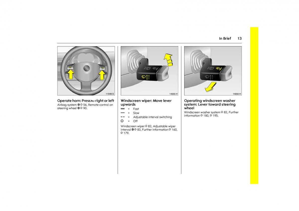Opel Combo C owners manual / page 19
