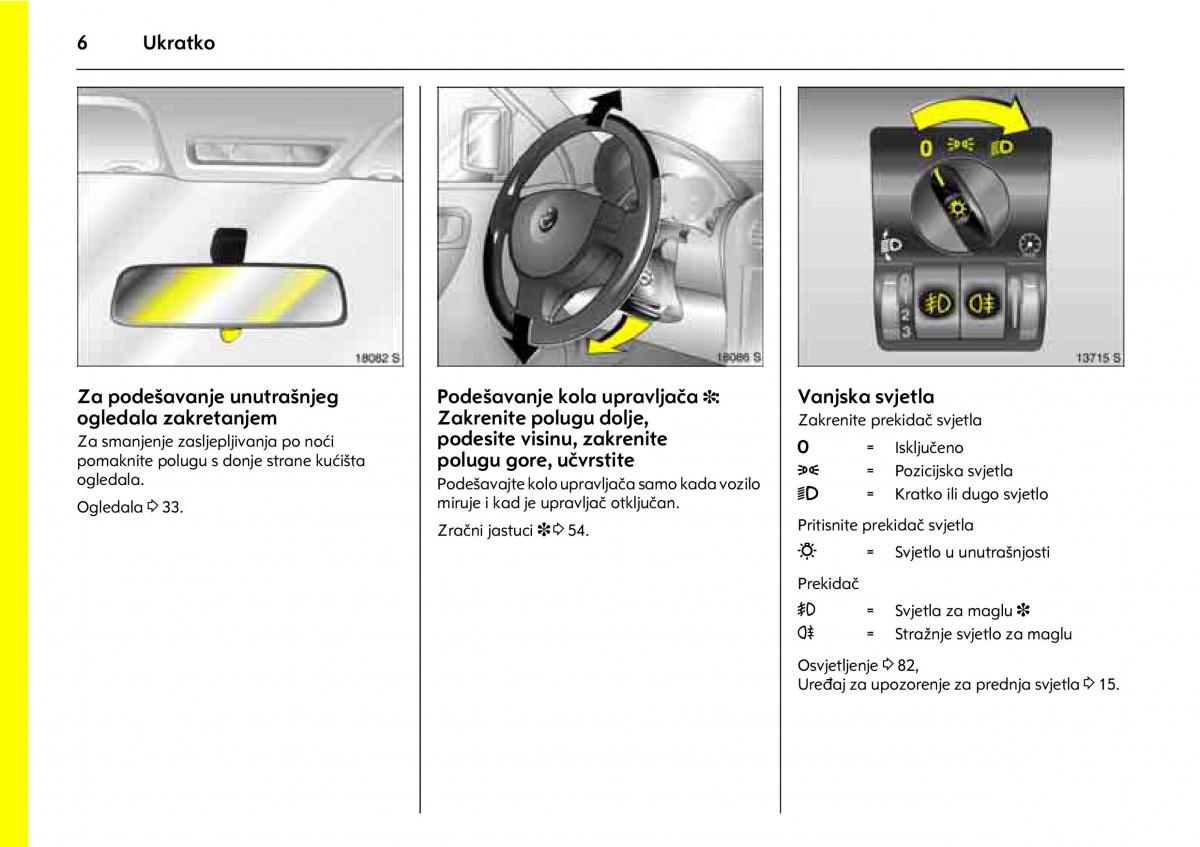 Opel Combo C vlasnicko uputstvo / page 10