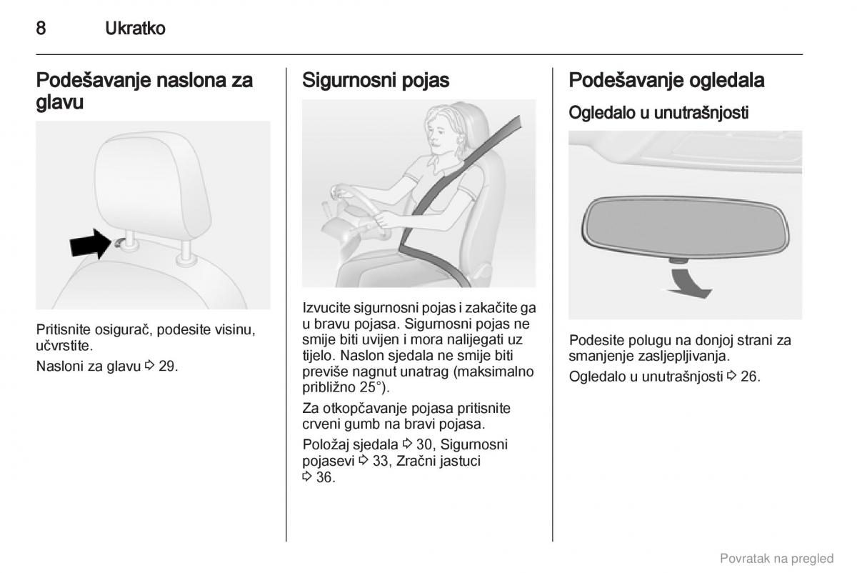 Opel Combo D vlasnicko uputstvo / page 9