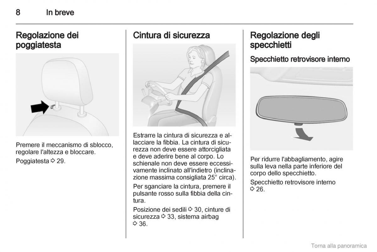 Opel Combo D manuale del proprietario / page 9