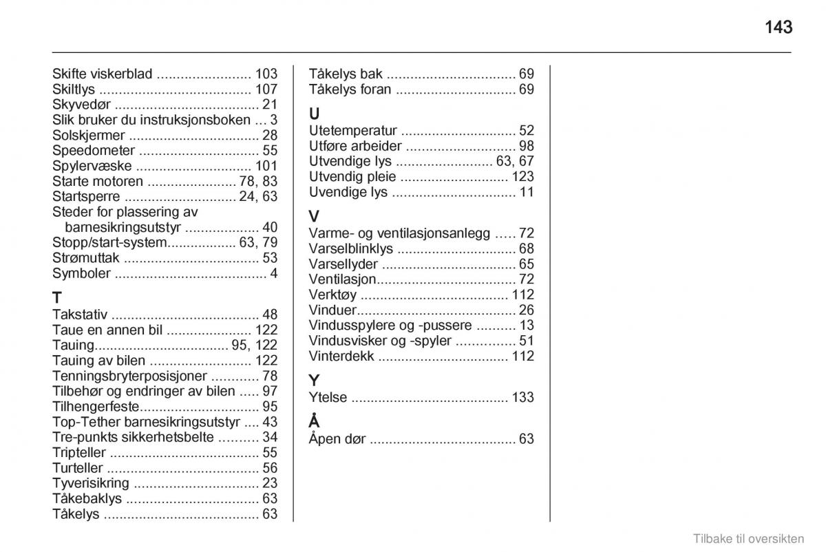 Opel Combo D bruksanvisningen / page 144