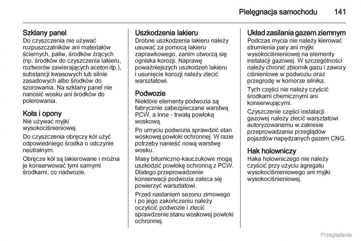 Opel Combo D instrukcja obslugi / page 142