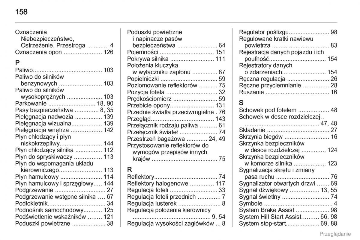 Opel Combo D instrukcja obslugi / page 159