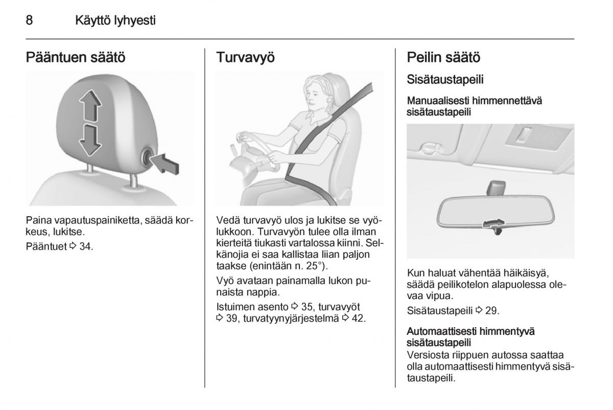 Opel Corsa D omistajan kasikirja / page 10