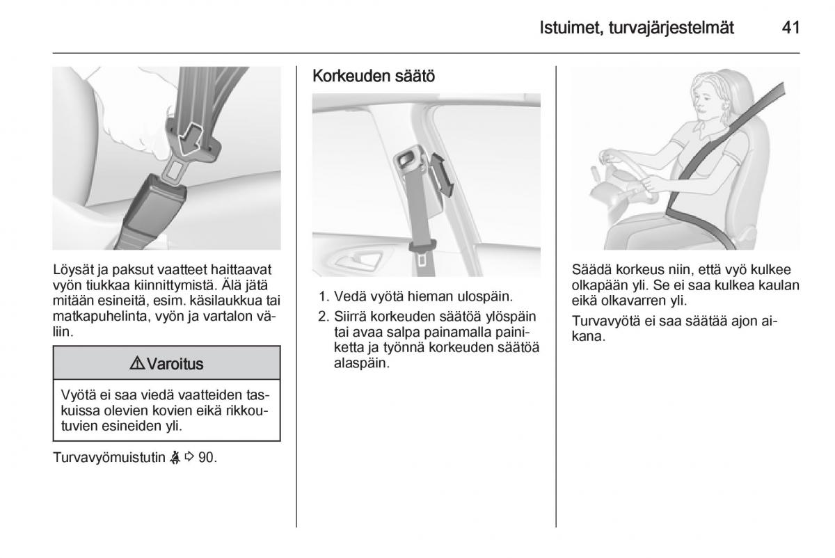Opel Corsa D omistajan kasikirja / page 43