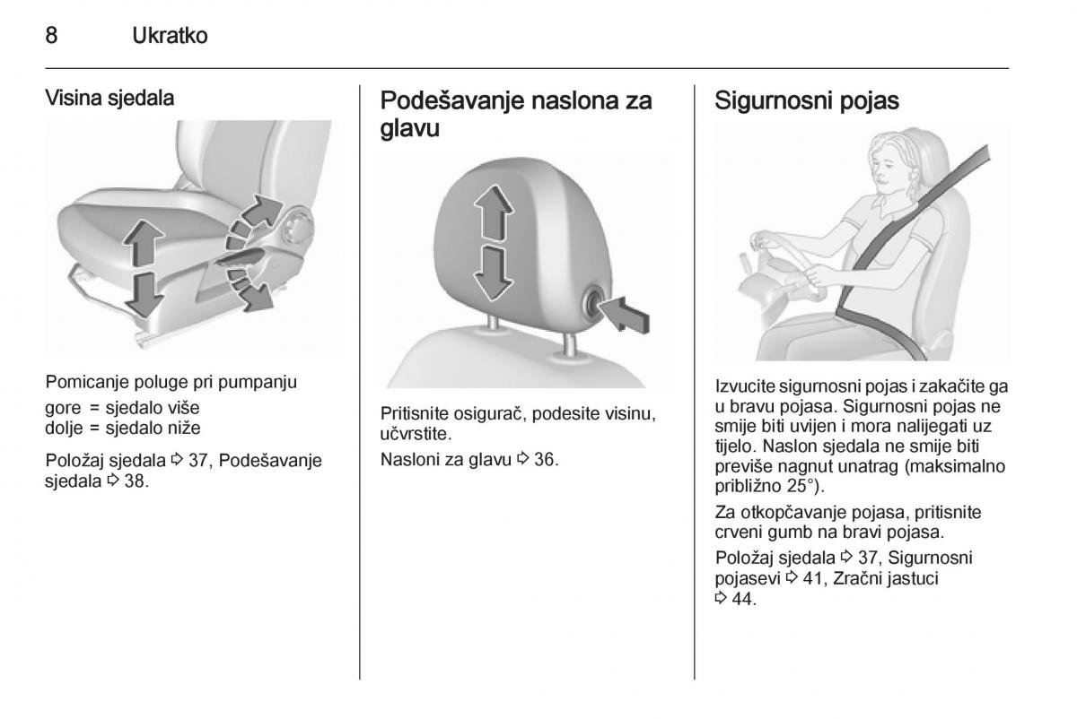 Opel Corsa D vlasnicko uputstvo / page 10