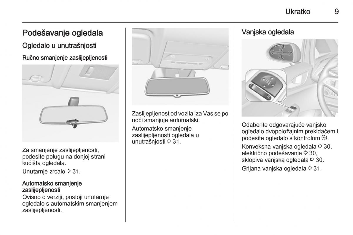 Opel Corsa D vlasnicko uputstvo / page 11