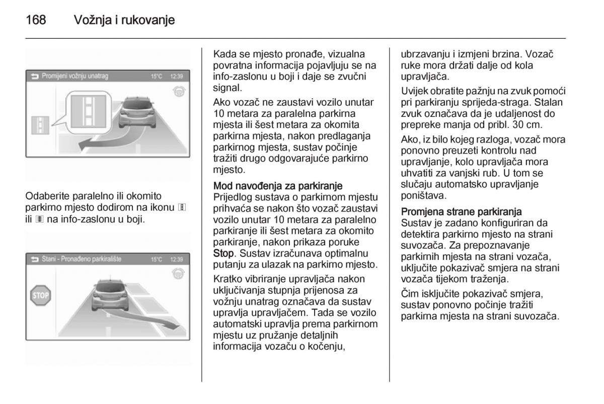 Opel Corsa D vlasnicko uputstvo / page 170