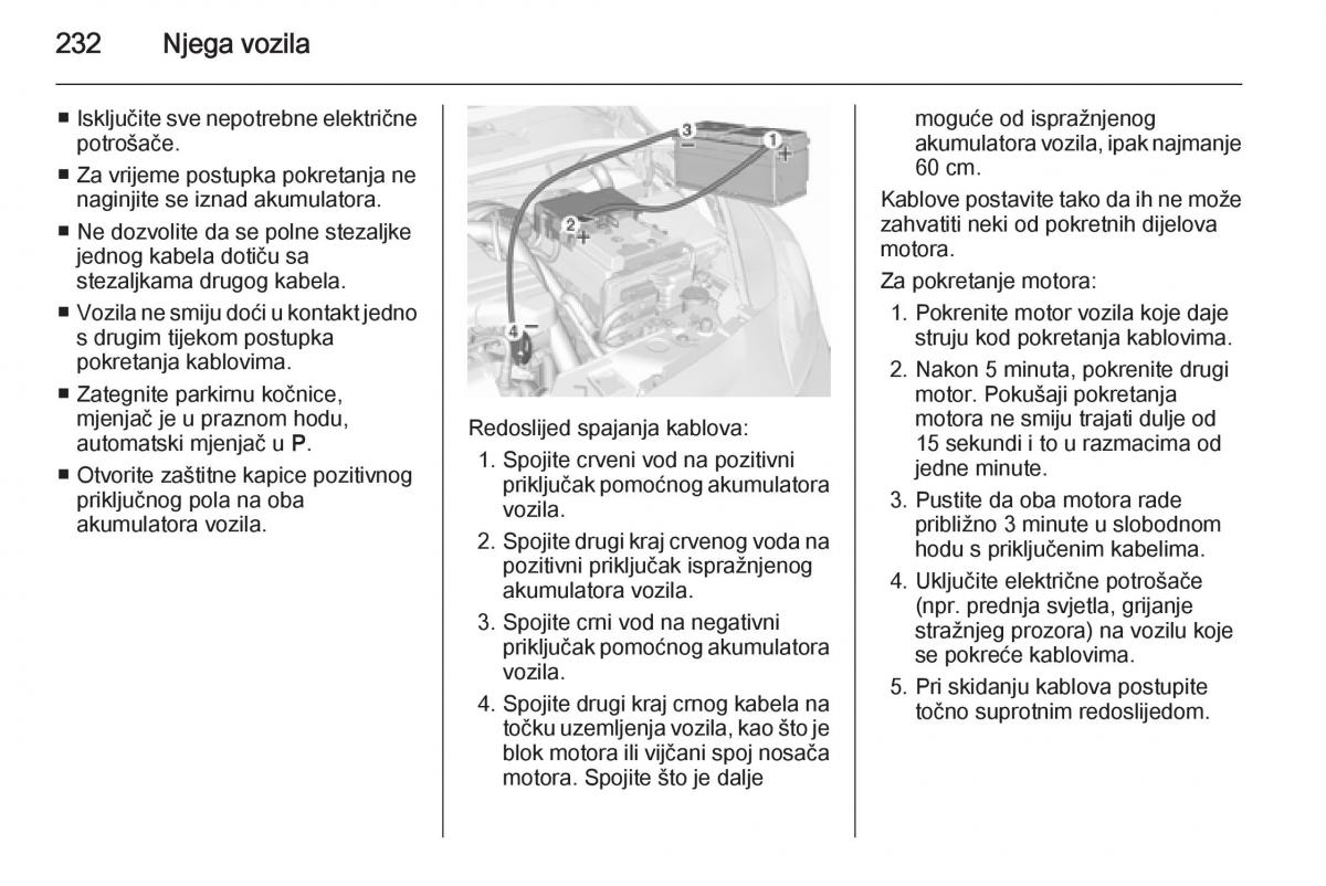 Opel Corsa D vlasnicko uputstvo / page 234