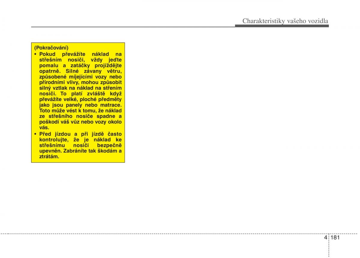KIA Carens III 3 navod k obsludze / page 269