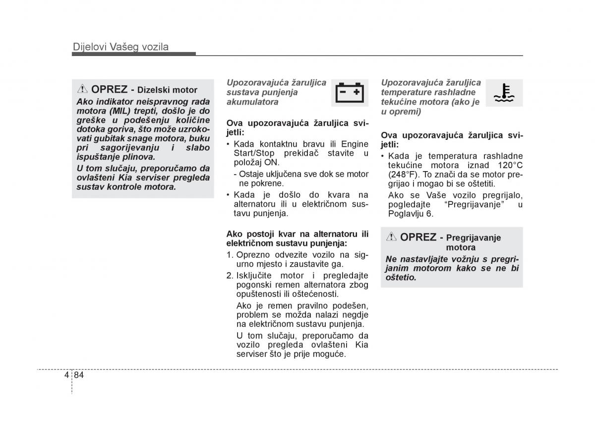 KIA Carens III 3 vlasnicko uputstvo / page 176