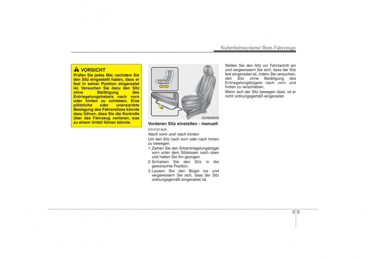 KIA Carens II 2 Handbuch / page 20