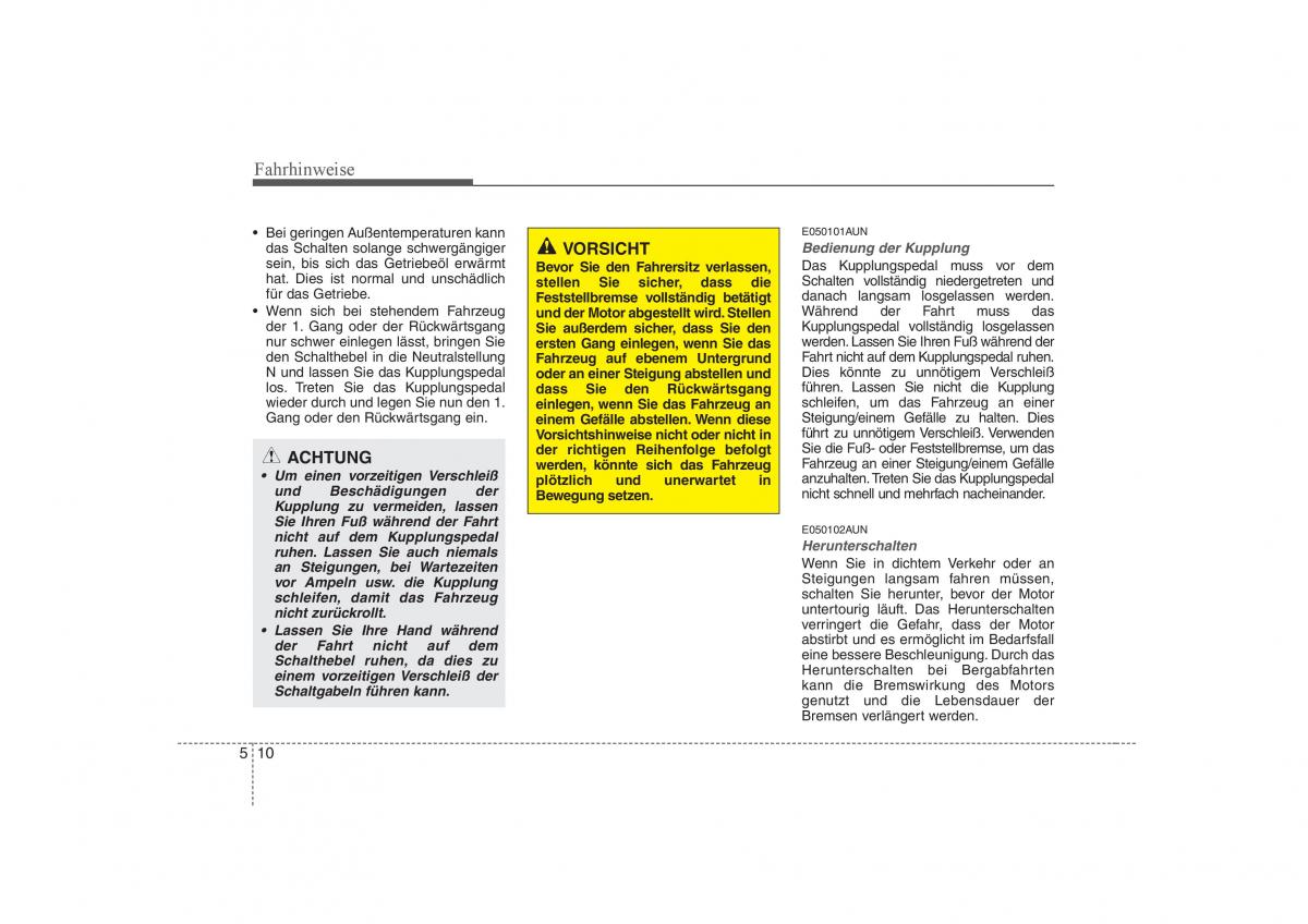 KIA Carens II 2 Handbuch / page 204