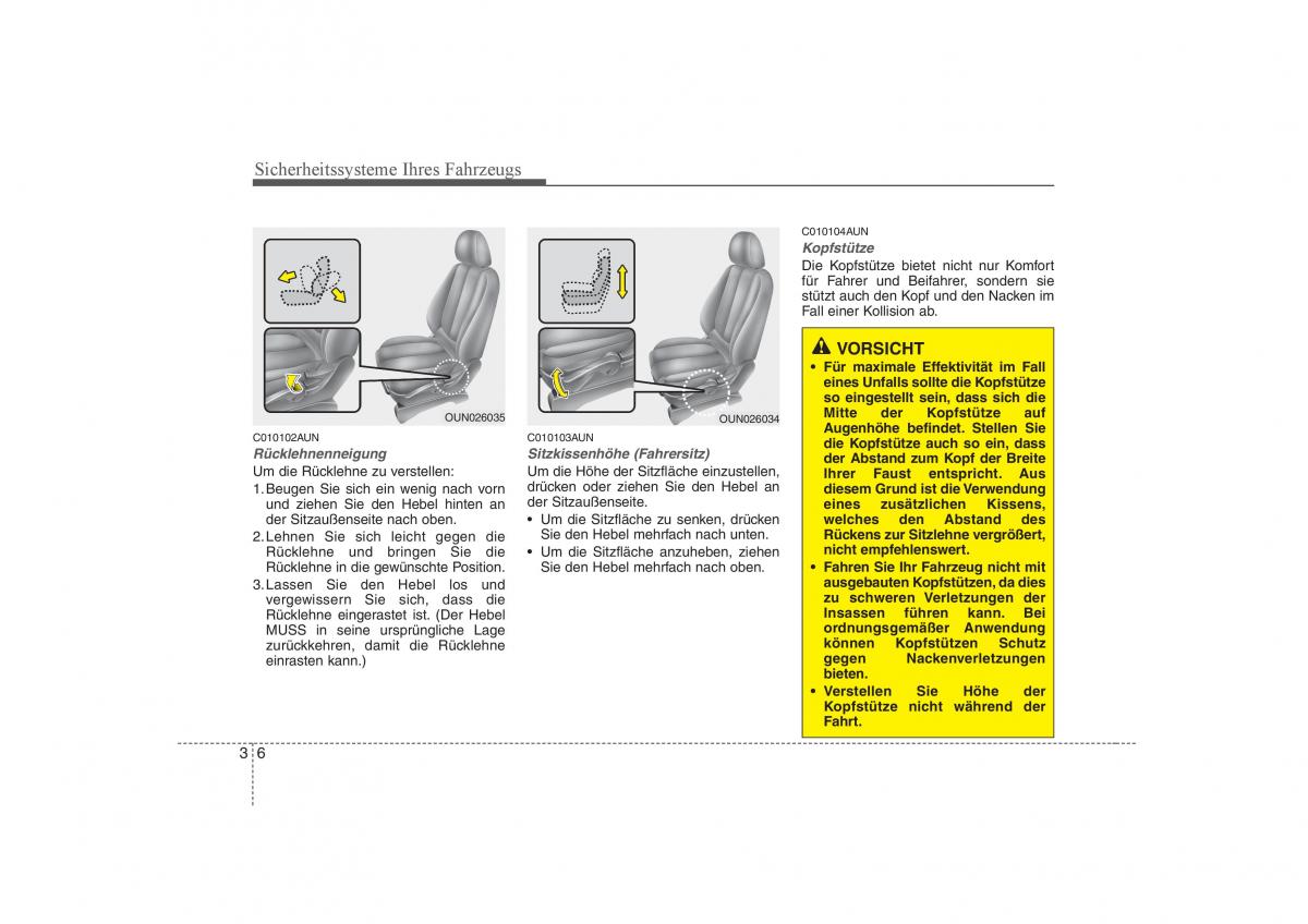 KIA Carens II 2 Handbuch / page 21