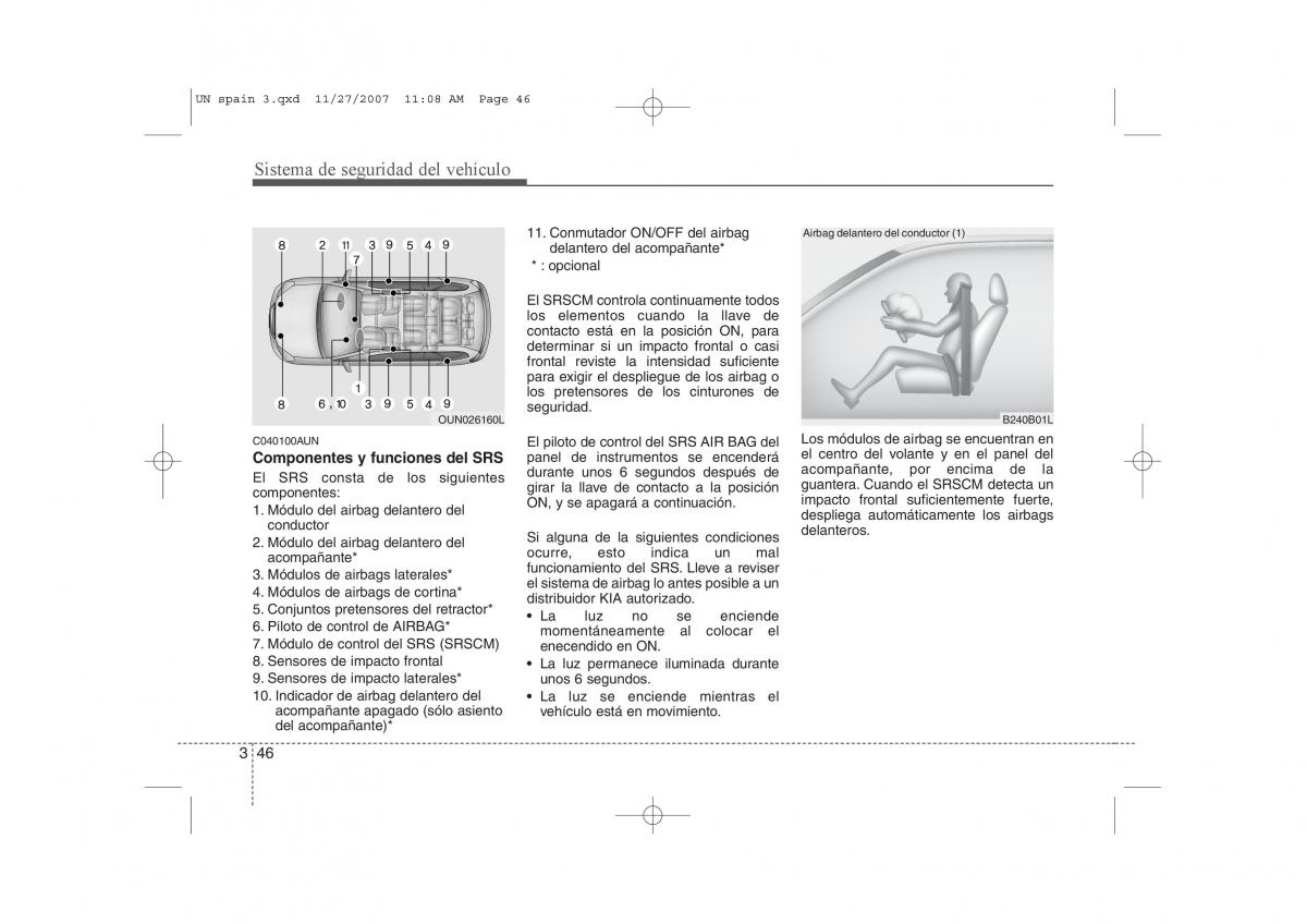 manual  KIA Carens II 2 manual del propietario / page 60