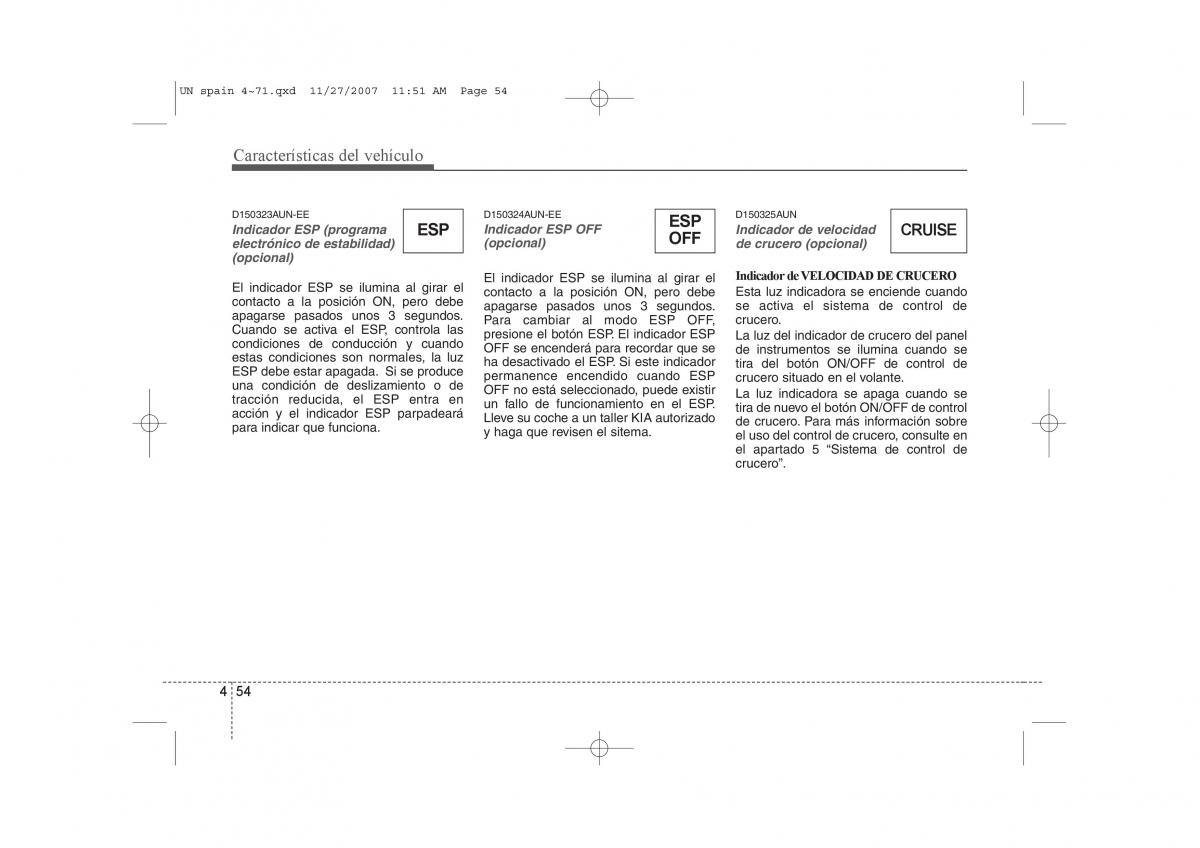 manual  KIA Carens II 2 manual del propietario / page 135