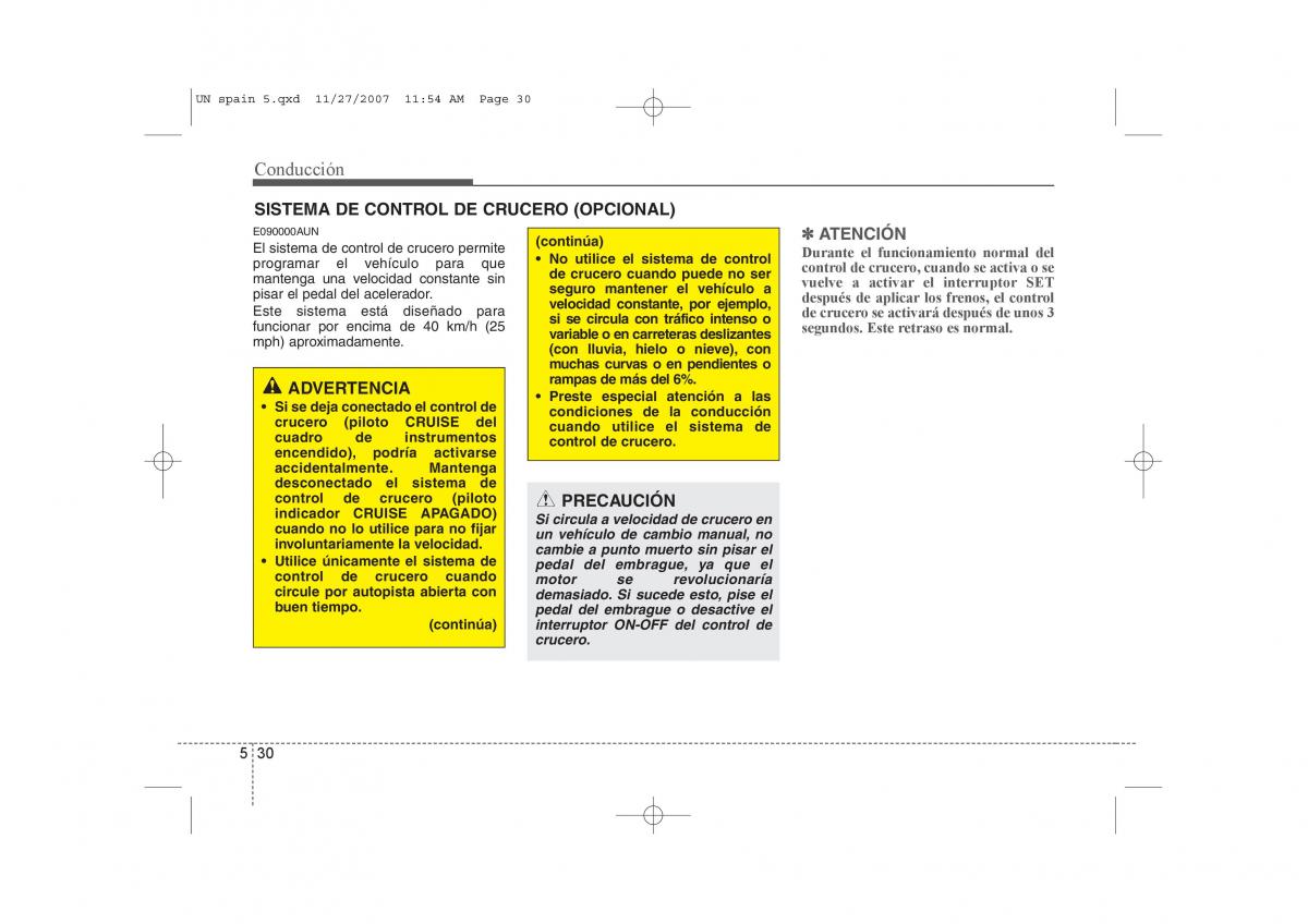 manual  KIA Carens II 2 manual del propietario / page 256