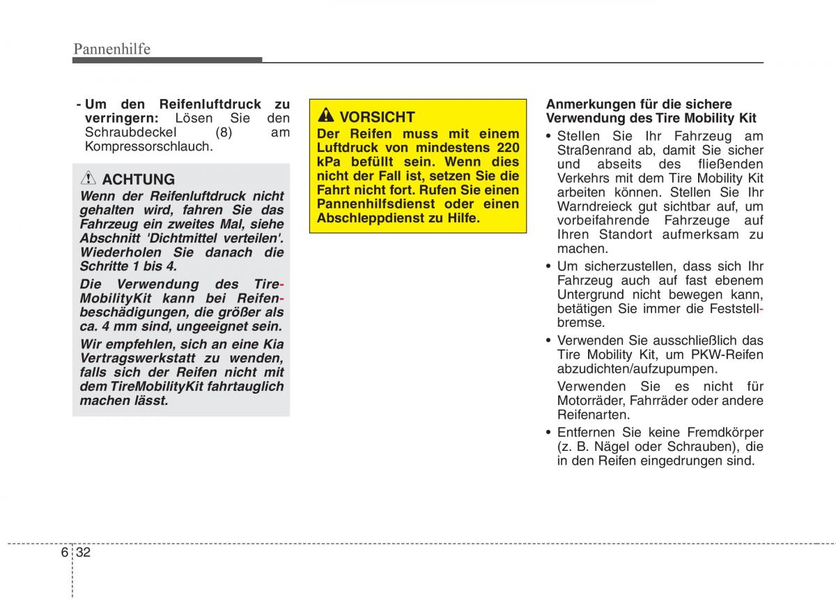 KIA Carens III 3 Handbuch / page 582