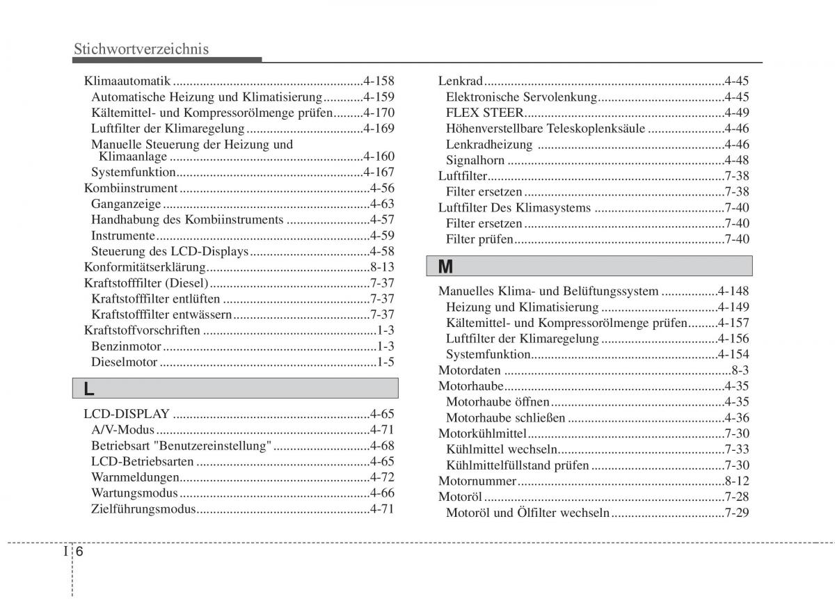 KIA Carens III 3 Handbuch / page 718