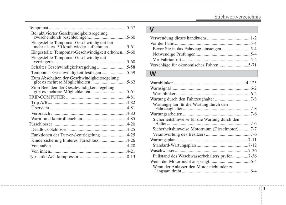 KIA Carens III 3 Handbuch / page 721