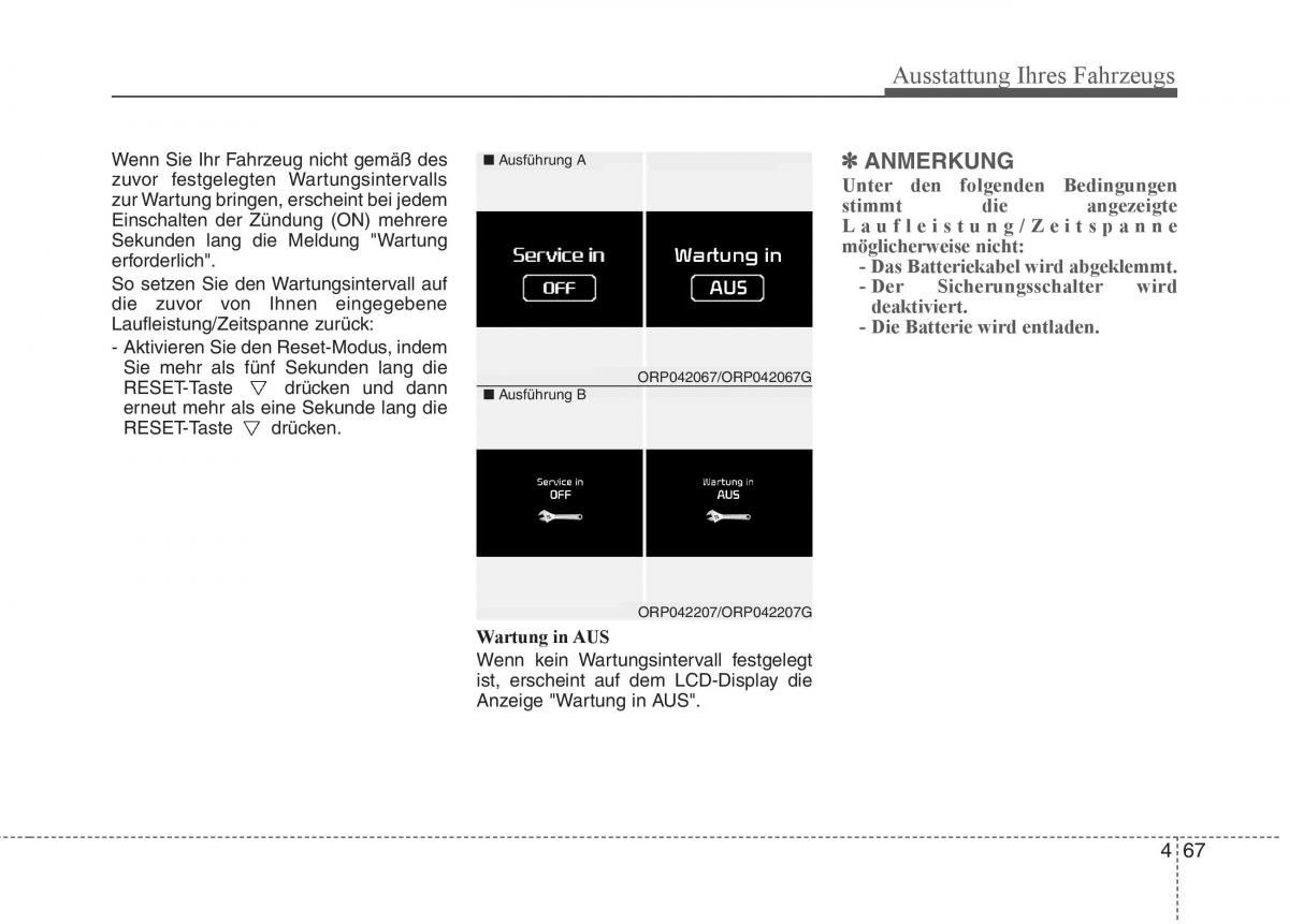 KIA Carens III 3 Handbuch / page 165