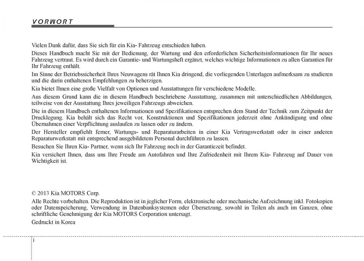 KIA Carens III 3 Handbuch / page 2