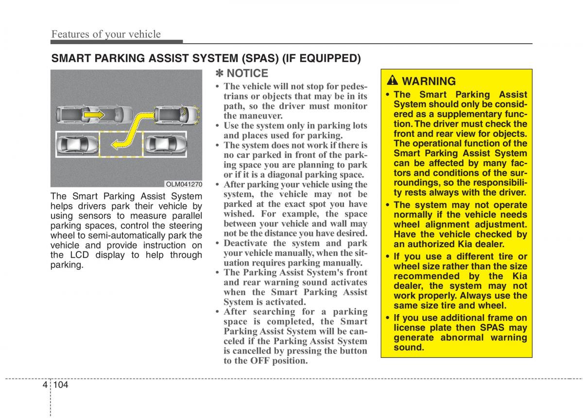 KIA Carens III 3 owners manual / page 133