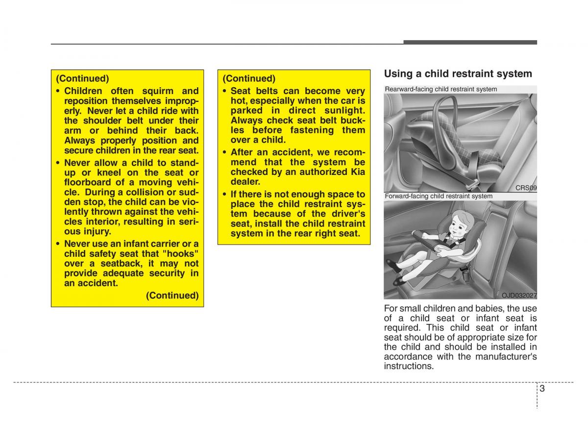 KIA Carens III 3 owners manual / page 19